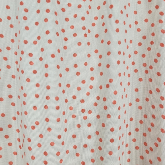 SADIE & SAGE Lady Laranja Polkadot Boho Cottage Dress Cream Peach - Picture 13 of 15
